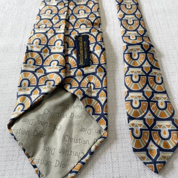 Dior Vintage Christian Dior All Silk Men’s Tie - Picture 6 of 7